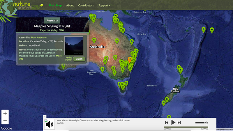 Nature Sounds Map