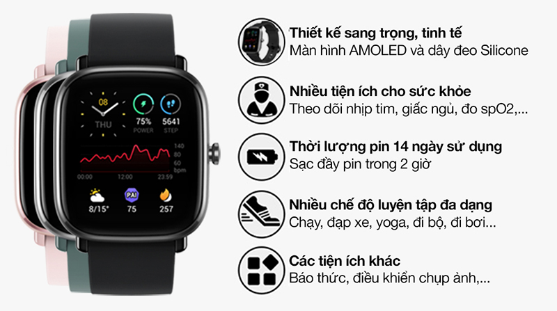 Đồng hồ thông minh Huami Amazfit GTS 2