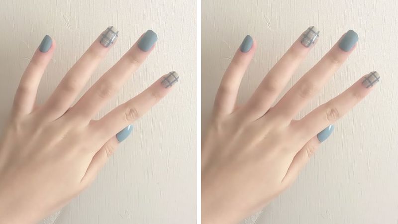 Mẫu nail ngắn đơn giản cho học sinh, sinh viên