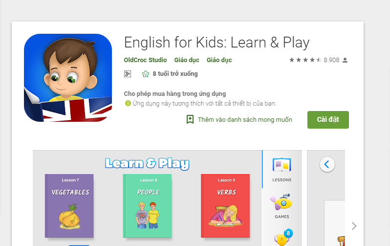 English for Kids: Learn & Play