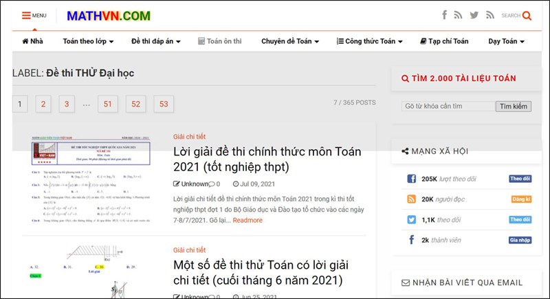 trang web mathvn.com