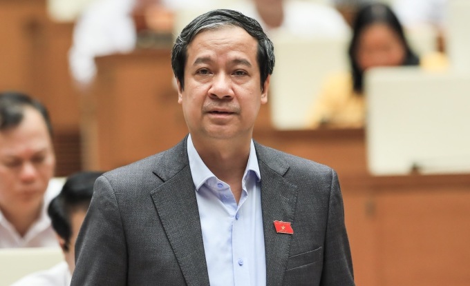 Bộ trưởng Giáo dục và Đào tạo Nguyễn Kim Sơn. Ảnh: Hoàng Phong