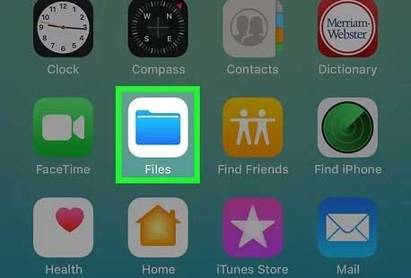 Cách tìm Files đã lưu trên iPhone