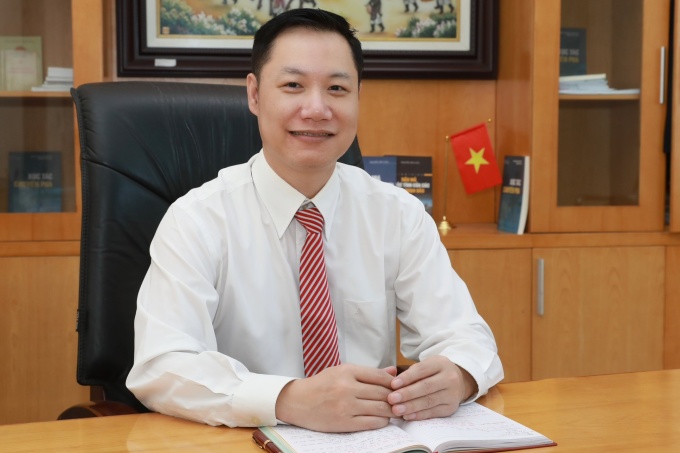 GS.TS Nguyễn Tiến Thảo, Giám đốc Trung tâm Khảo thí Đại học Quốc gia Hà Nội. Ảnh: VNU
